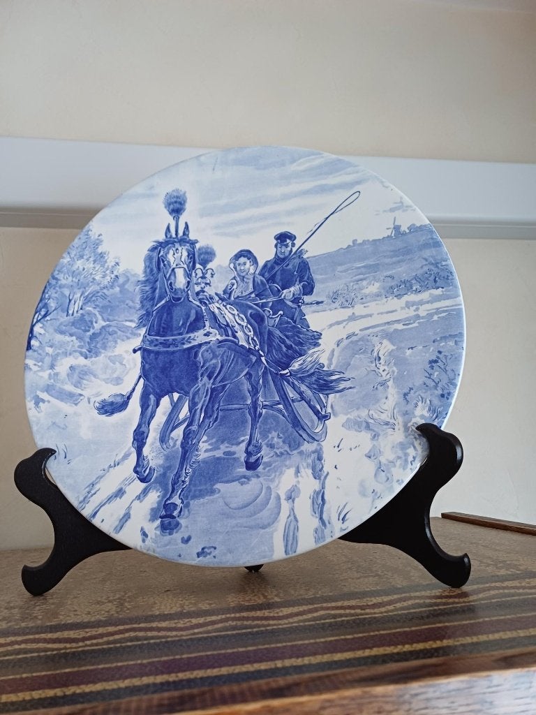 Decoratief Bord met staander, Ophalen