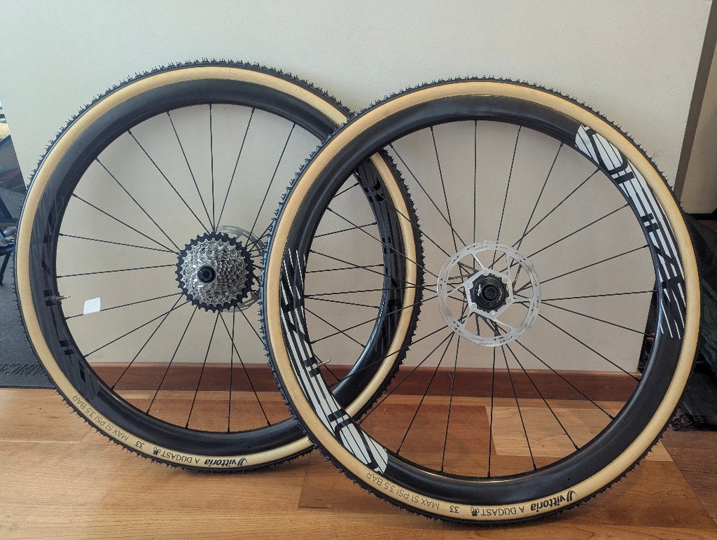 1200g cyclocross carbon tubular wielset DUKE Baccara Dugast, Wiel, Verzenden, Gravelbike, Nieuw