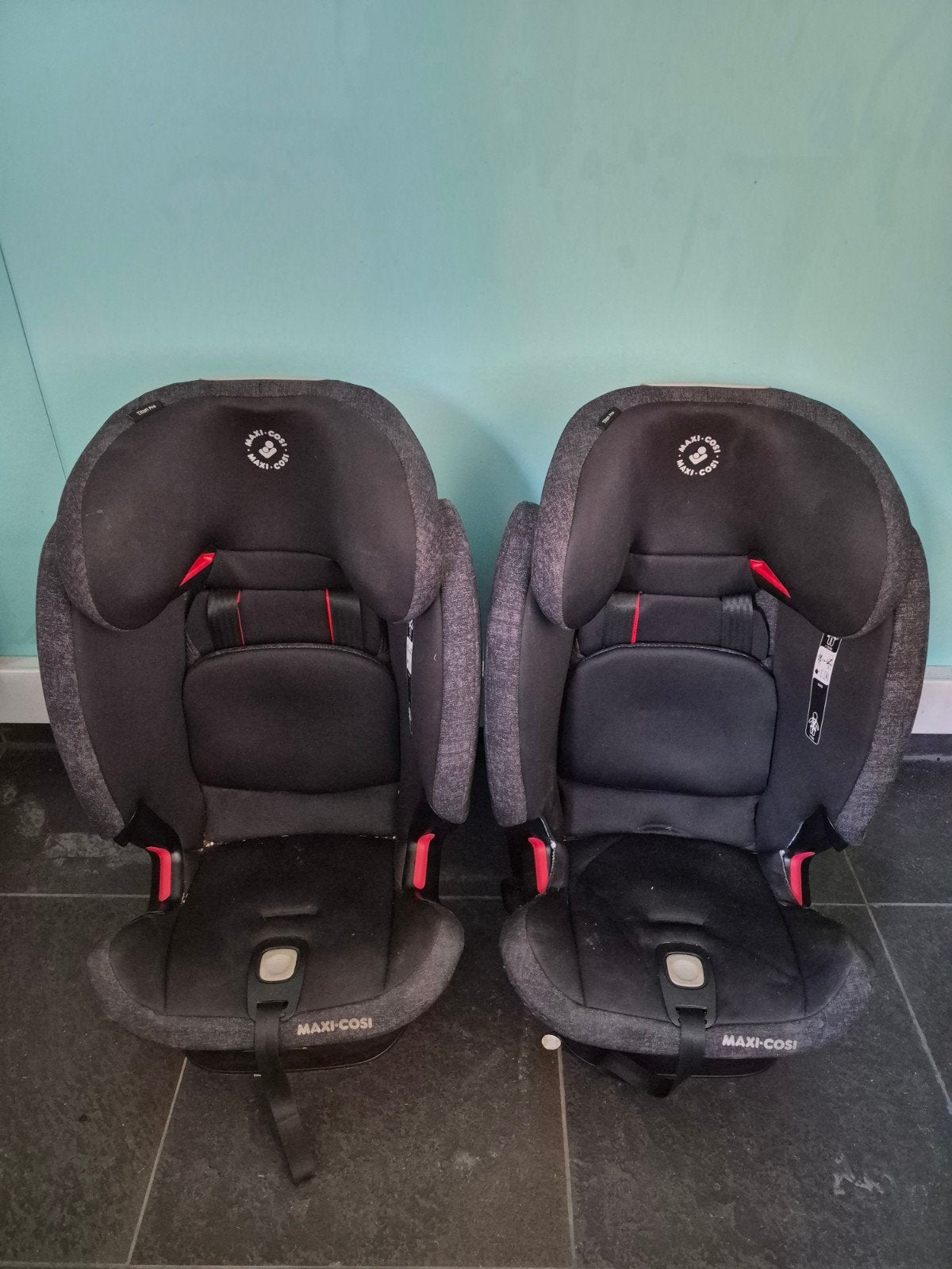 2 maxi cosi titan pro, Kinderen en Baby's, Ophalen, Gebruikt, Afneembare rugleuning, 9 t/m 36 kg