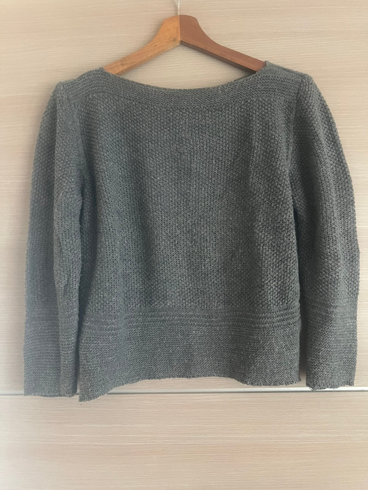 Wollen truitje Les Escargots maat M, Kleding | Dames, Ophalen of Verzenden, Gedragen, Maat 38/40 (M), Grijs