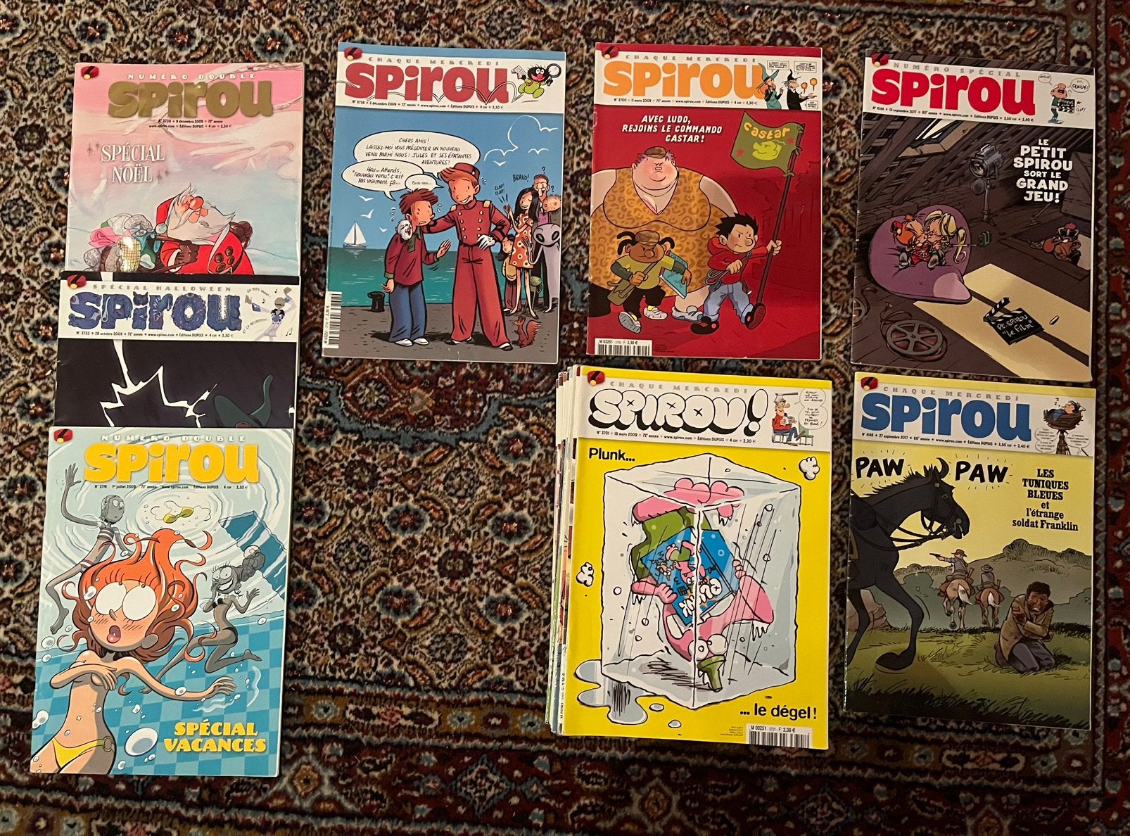 Magazine Spirou 2009 Lot, Livres, Enlèvement ou Envoi, Comme neuf