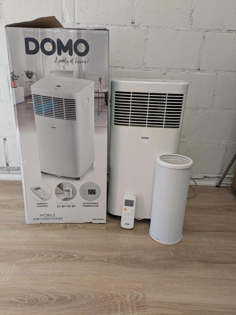 Mobiele airco Domo DO1034A, Ophalen, Refurbished, 3 snelheden of meer, Koelen en Ontvochtigen