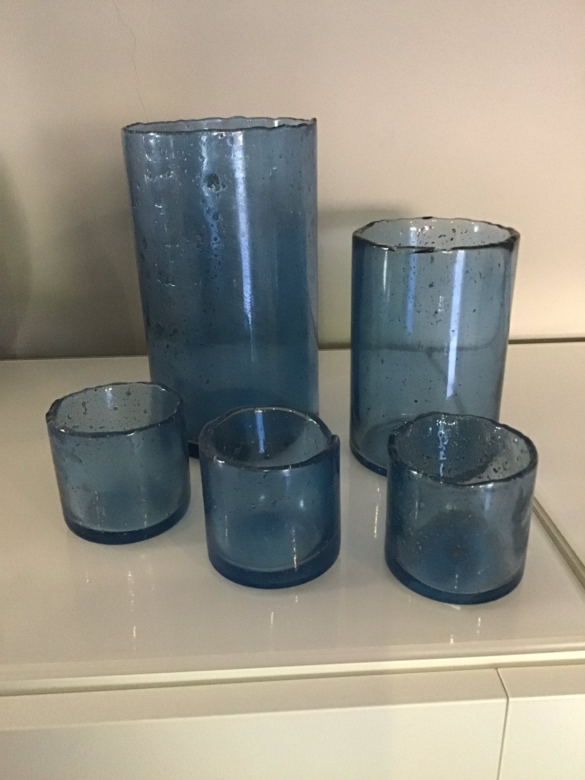 Theelichthouders, Ophalen, Zo goed als nieuw, Glas