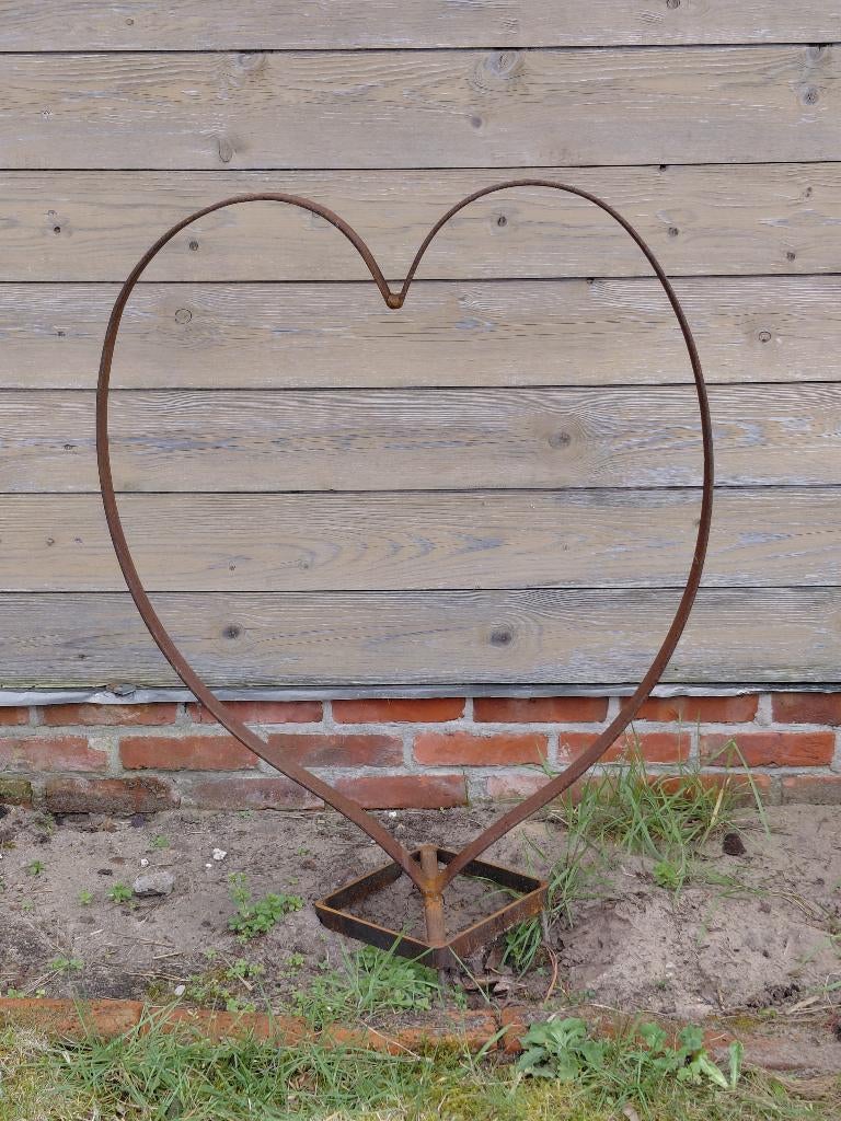 Ijzeren hart, Tuin en Terras, Tuinbeelden, Ophalen, Nieuw, Metaal, Overige typen