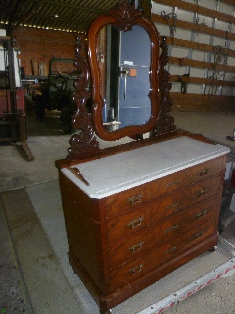 MOOIE MACHONIE HOUTEN OUDE COMMODE, Antiek en Kunst, Ophalen