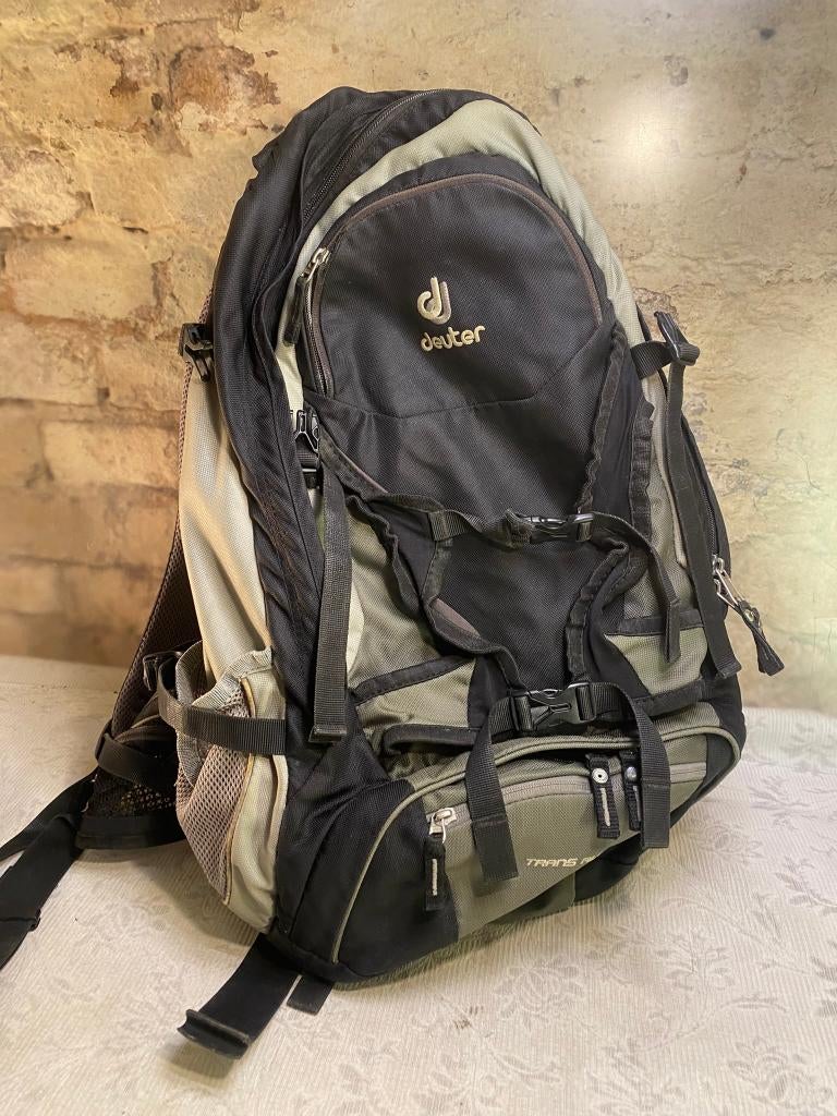 Deuter Trans Alpine 30 Backpack Black Grey Hiking 50cm, Sport en Fitness, Bergsport en Wandelen, Zo goed als nieuw, Rugzak, Verzenden