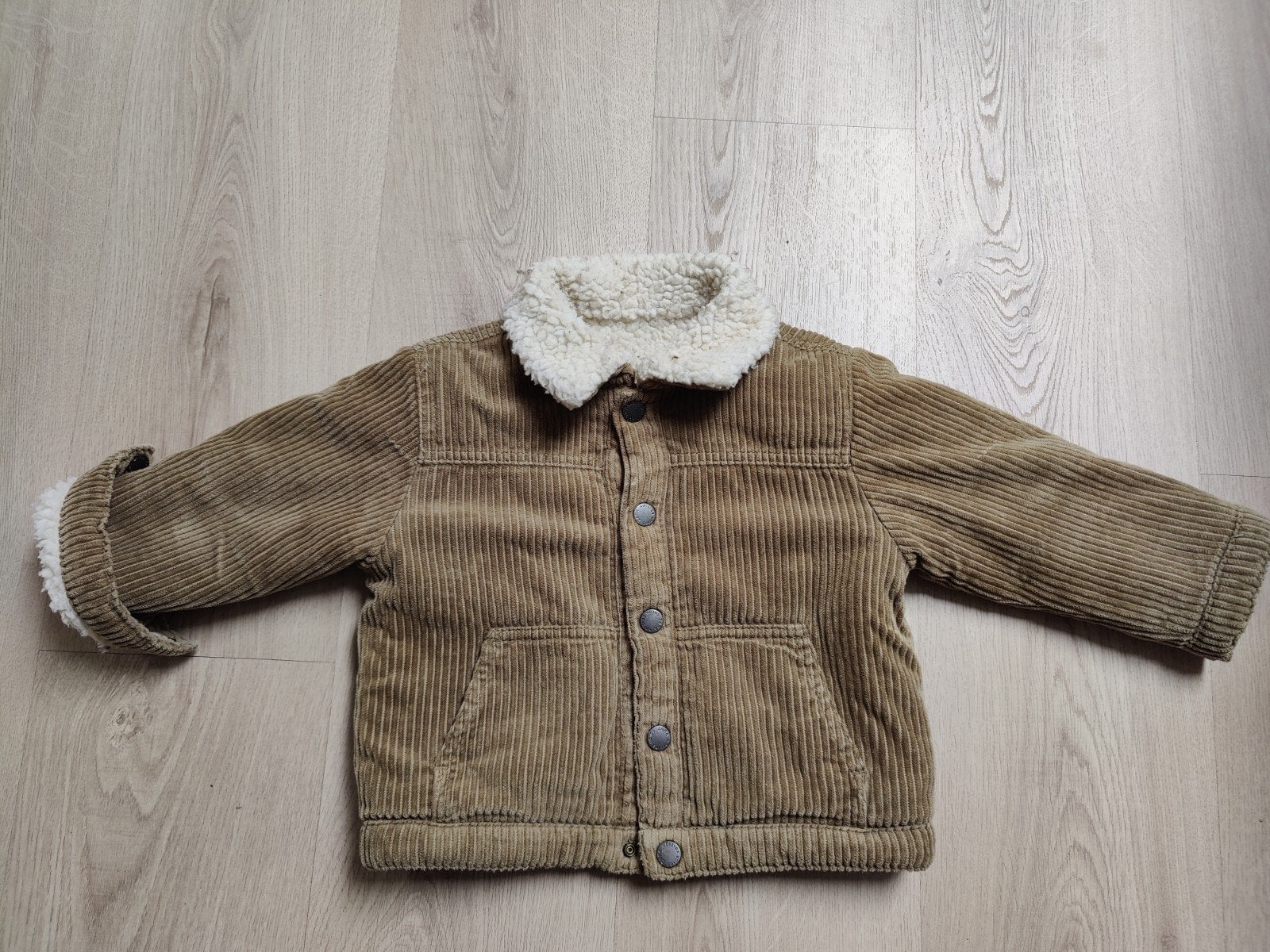 Omkeerbare jas Zara maat 86, Ophalen