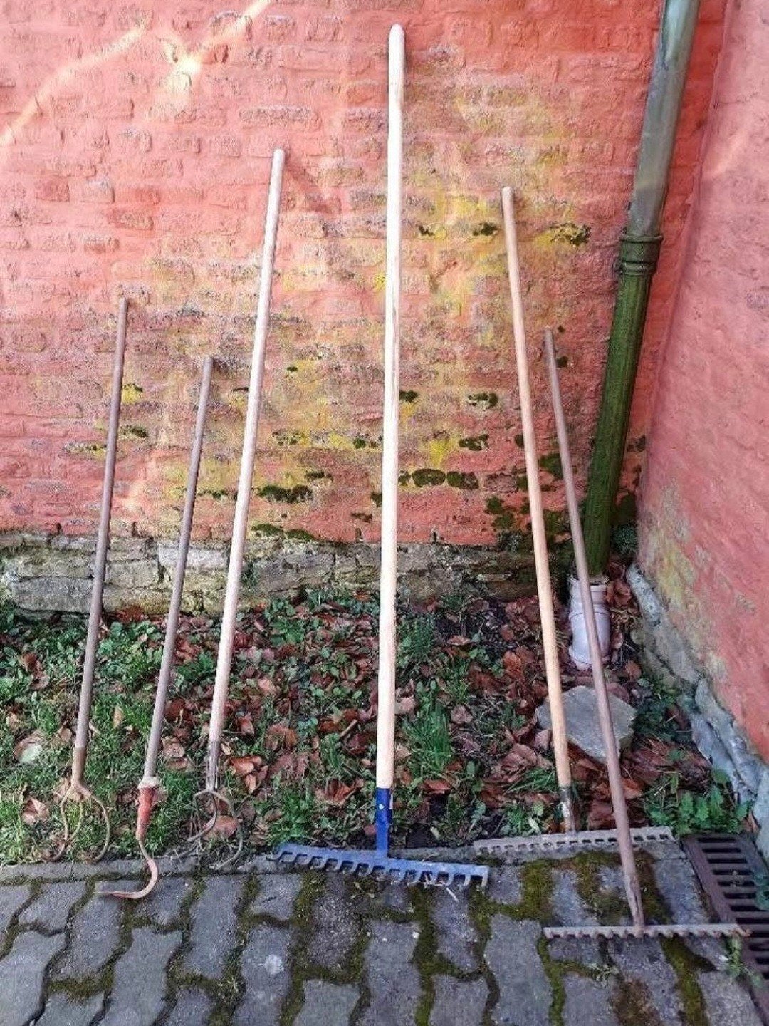 Lot d outillages jardin râteaux,.., Enlèvement ou Envoi