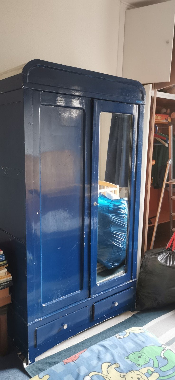 Armoire avec tiroirs et miroir, Ophalen, Met lade(s)