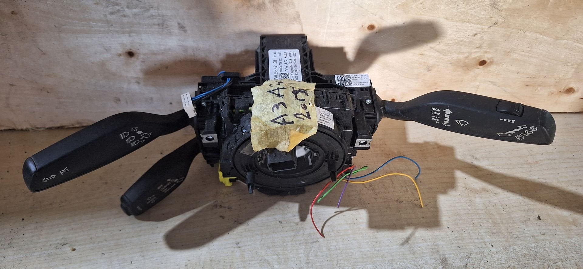 Originele Audi A3 8V Stuurkolomschakelaar + Sleepring & Crui, Autos : Pièces & Accessoires, -, Utilisé, -, -