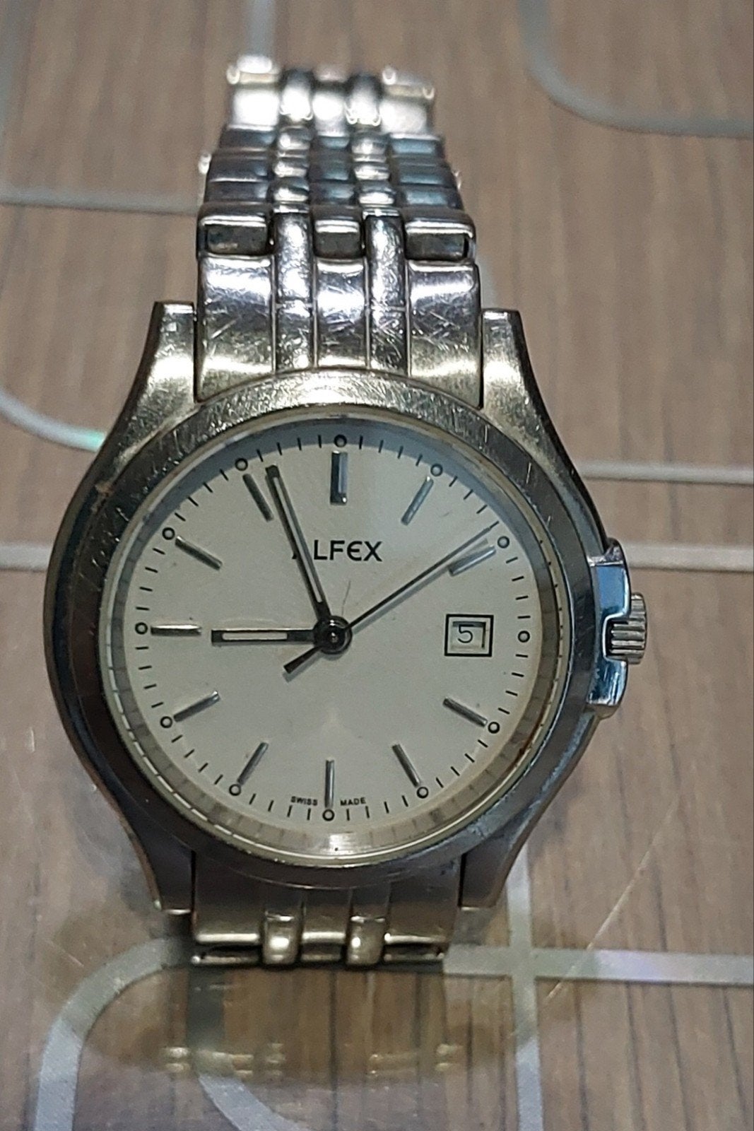 Dames horloge, Ophalen, Staal, Gebruikt, Staal