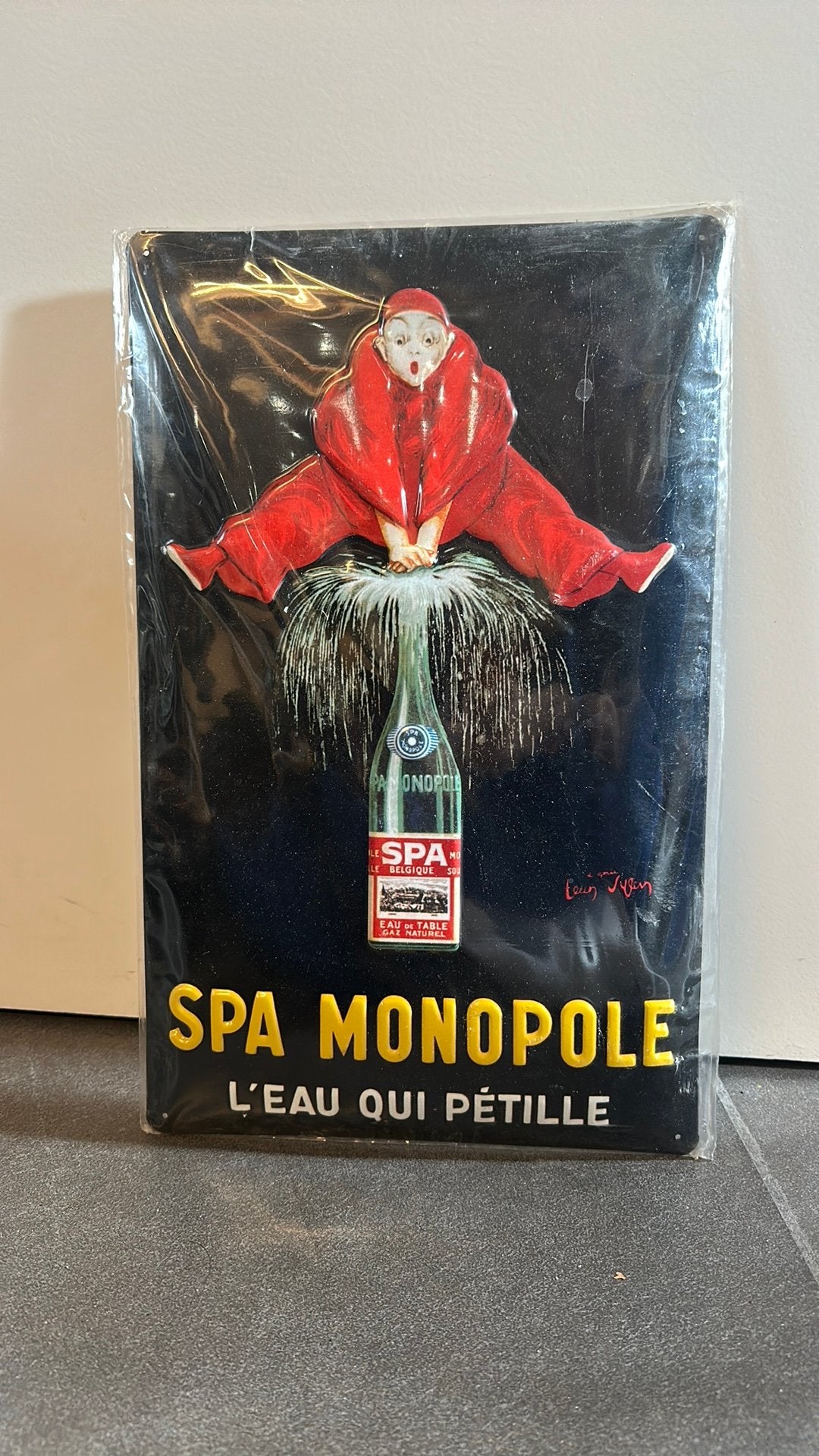 Spa monopole reclamebord, Enlèvement ou Envoi, Comme neuf, Panneau publicitaire
