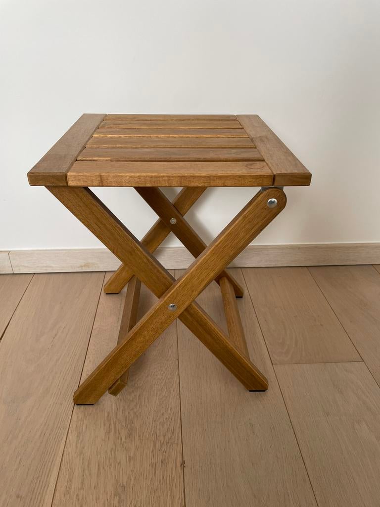 Petite table pliante en bois – bon état, Enlèvement, Comme neuf, Bois