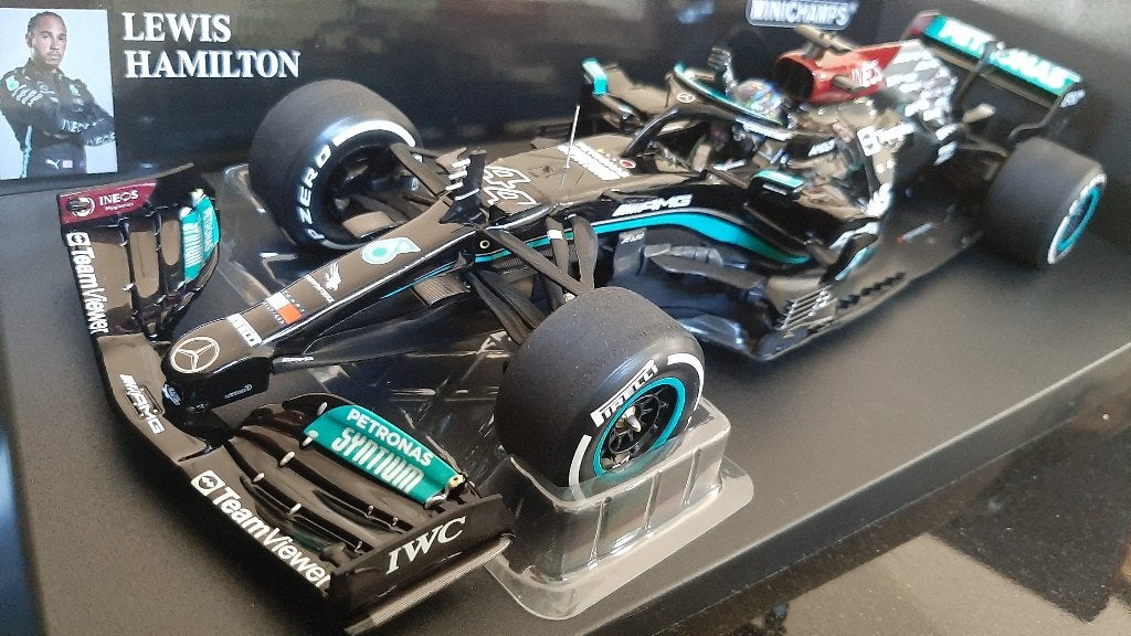 F1 Mercedes-Amg Petronas W12 E - L.Hamilton 1:18 MiniChamps, Ophalen of Verzenden, Nieuw, MiniChamps