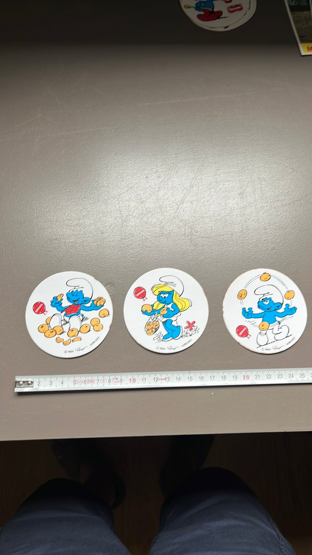 Stickers smurfen (6), Ophalen of Verzenden, Zo goed als nieuw