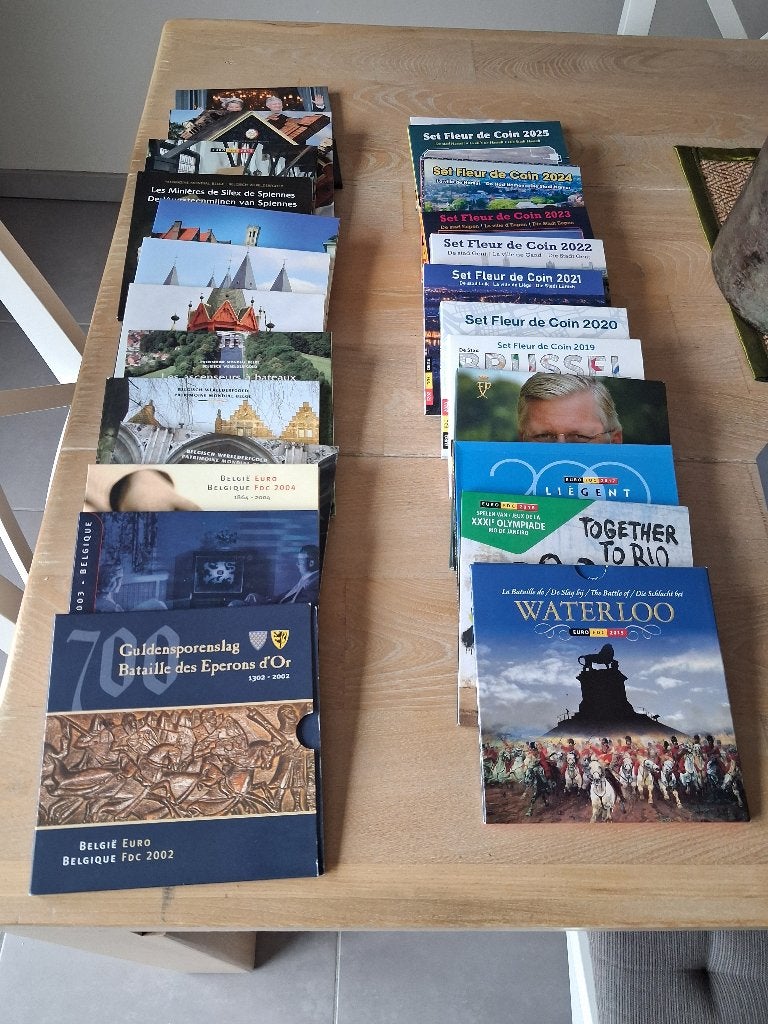 belgische euromunten, Postzegels en Munten, Ophalen of Verzenden, Setje