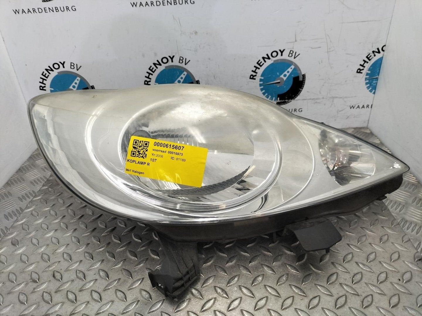 PEUGEOT 107 1.0-12V XS KOPLAMP R 2006, Enlèvement ou Envoi, Utilisé, ARN reconnu