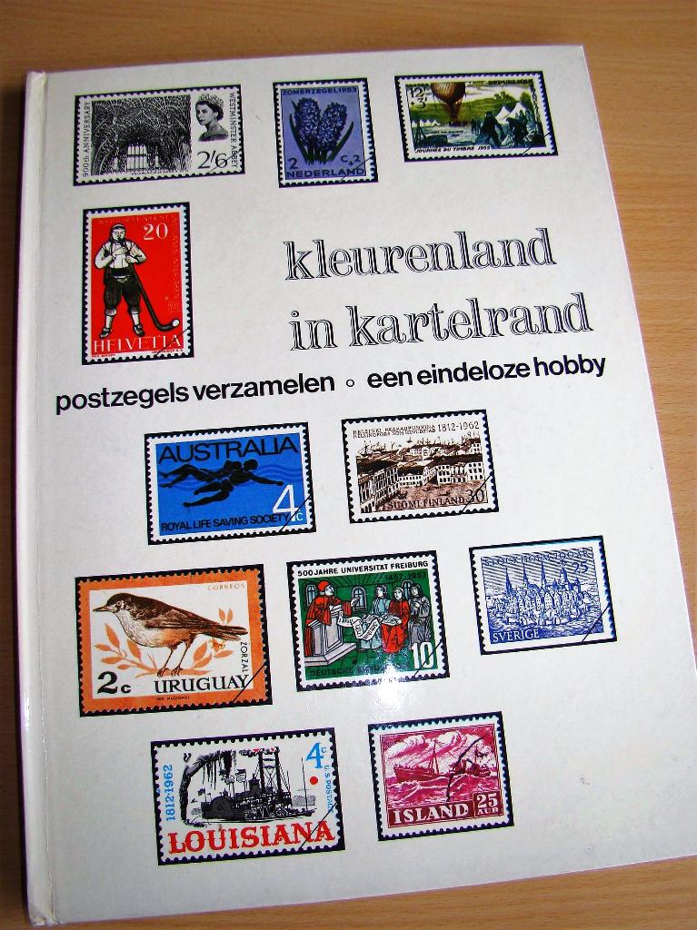 Colourland au bord d'un cartel collectionnant des timbres, Enlèvement ou Envoi, Livre ou Revue