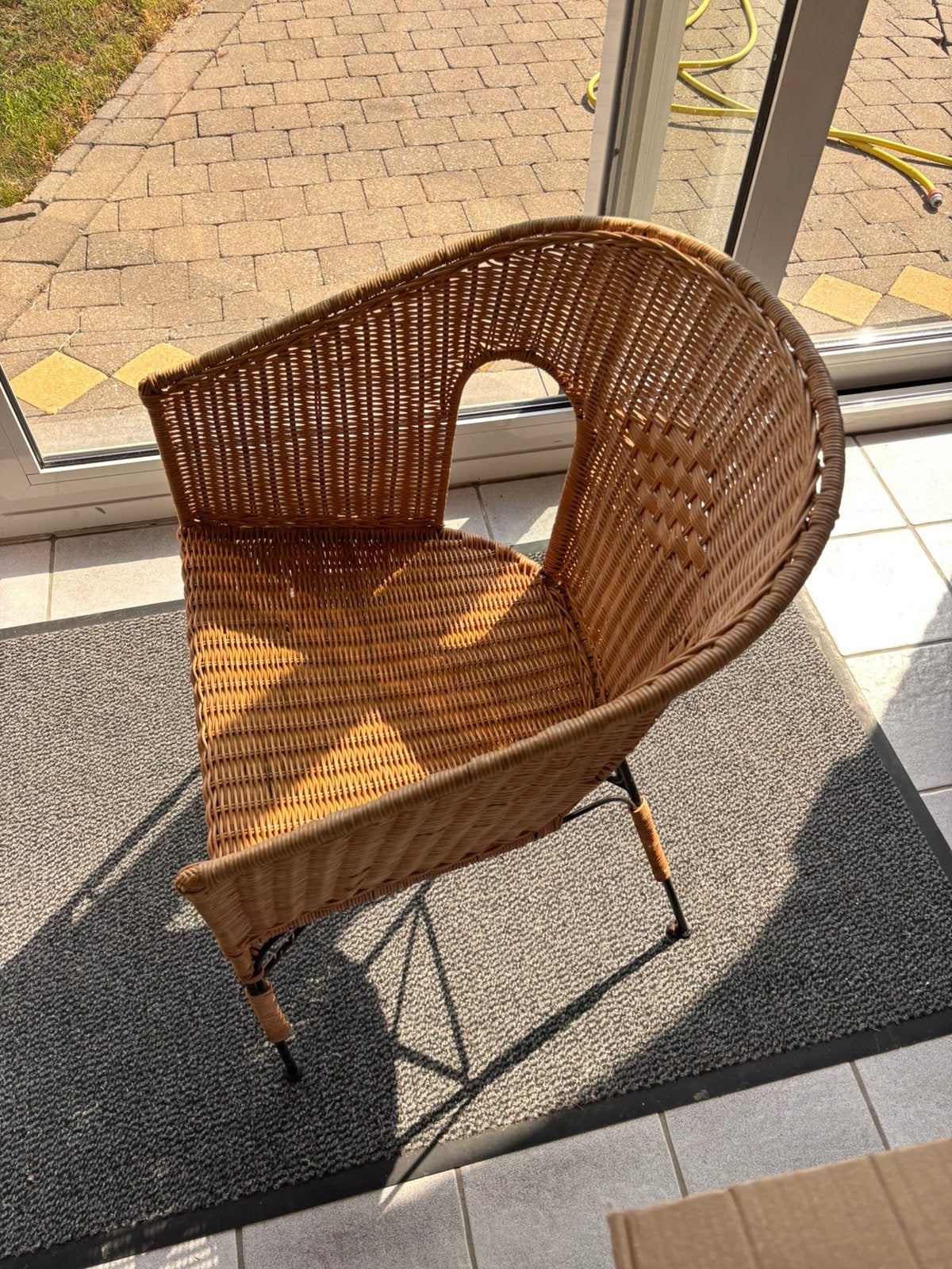 Rieten zeteltje, Ophalen, Minder dan 75 cm, Riet of Rotan, Zo goed als nieuw