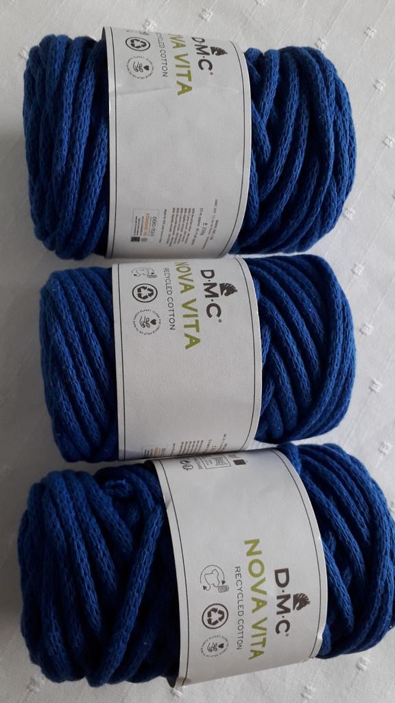3 bollen DMC Nova Vita, recycled cotton, kleur 73, Hobby en Vrije tijd, Breien en Haken, Ophalen of Verzenden, Nieuw, Breien of Haken