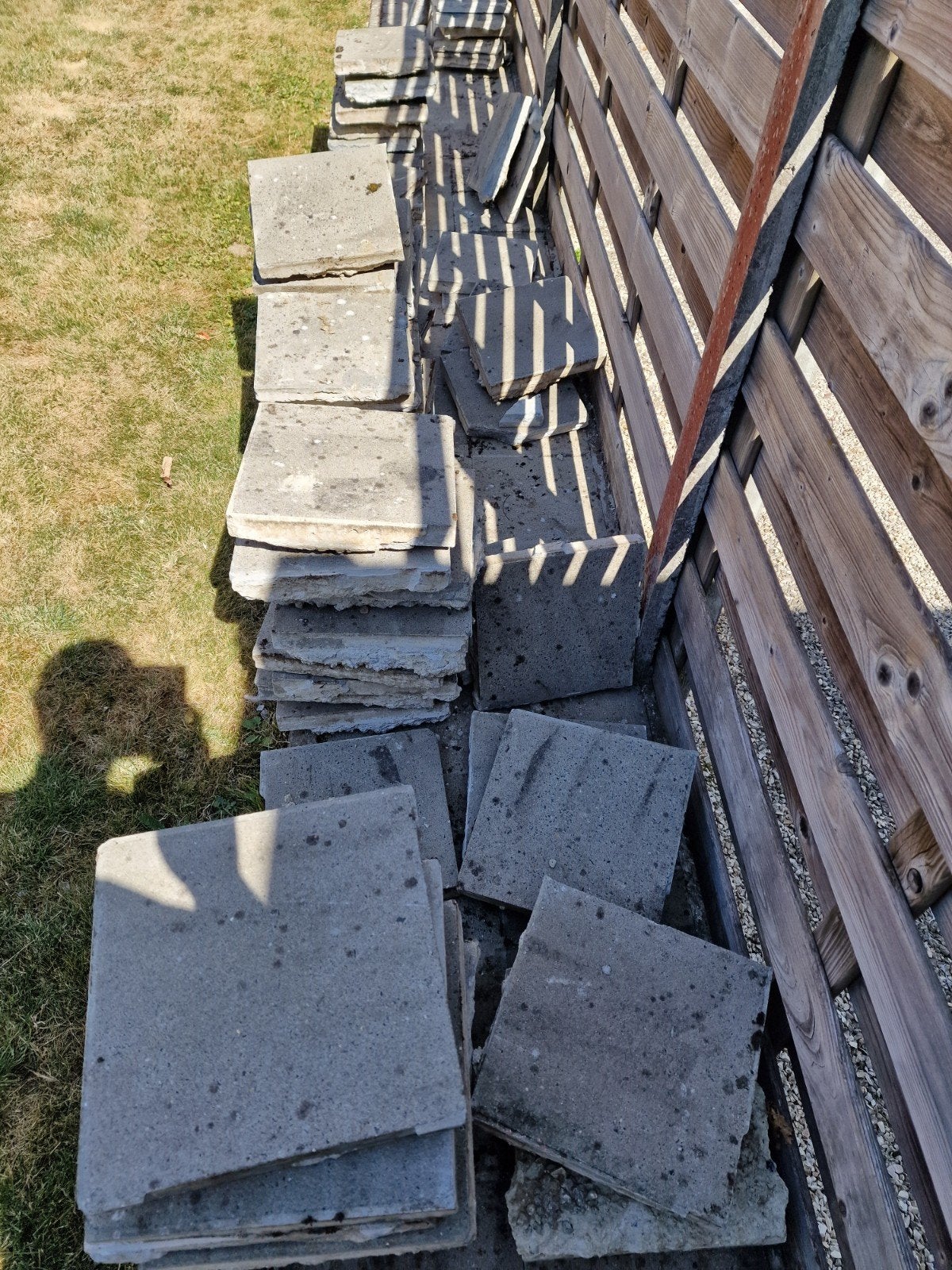 Betonsteen 30 x 30, Doe-het-zelf en Bouw, Tegels, Ophalen
