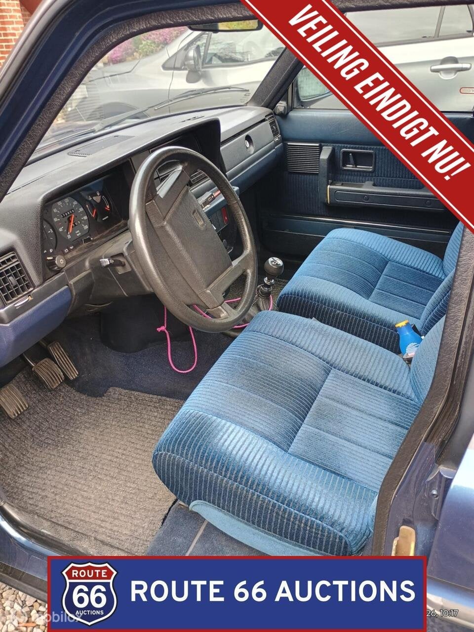 Volvo 240 GL Estate | 1988 | Route 66 Auctions, Auto's, Zwart, Bedrijf, Handgeschakeld, Overige carrosserie
