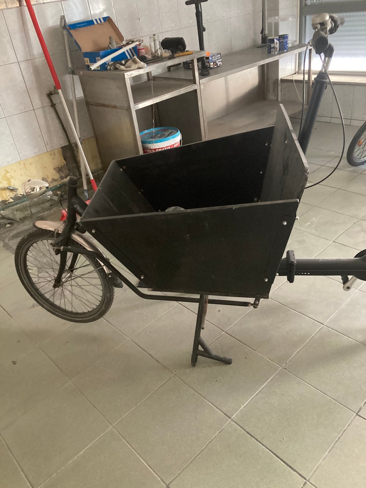 bakfiets, Ophalen, Zo goed als nieuw