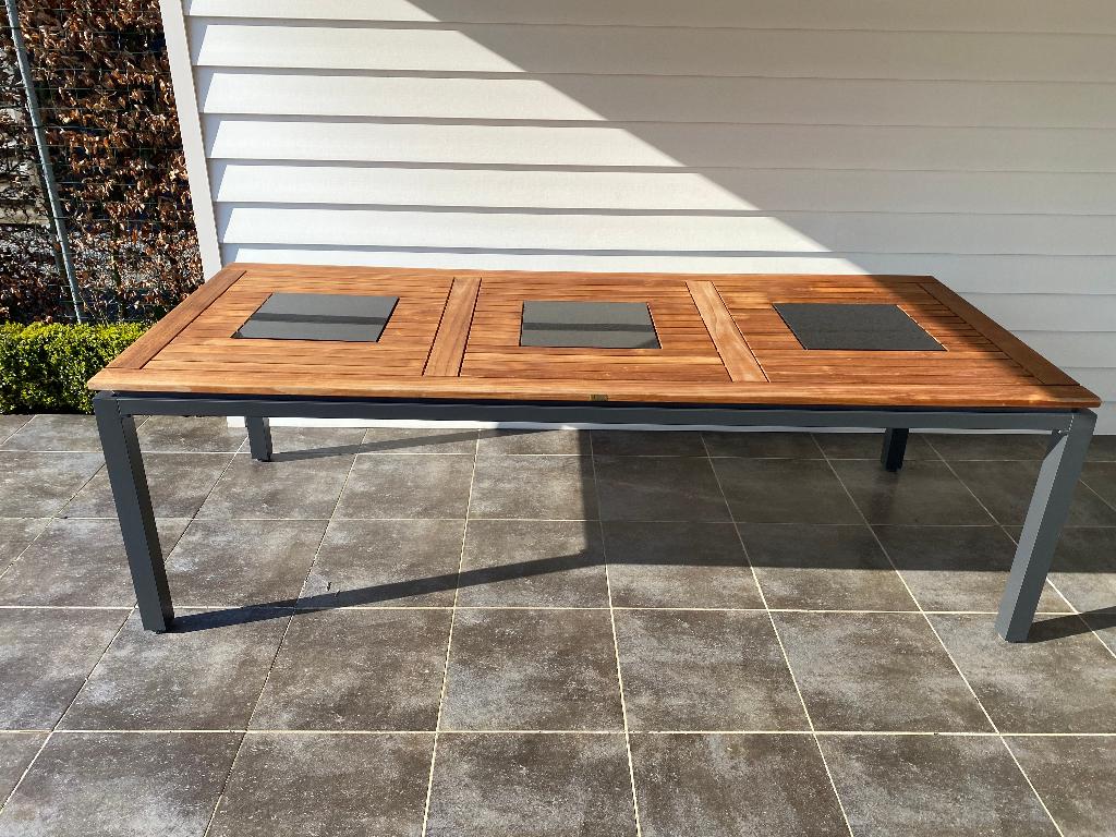Hartman tuintafel Concept 240 x 100 cm, Ophalen, Zo goed als nieuw, Rechthoekig, Aluminium