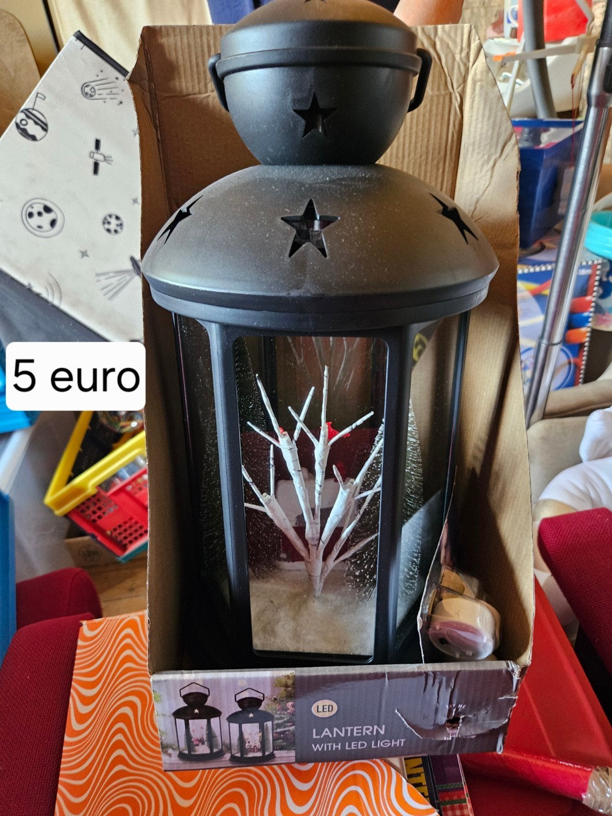 lantaarn kerst, Ophalen
