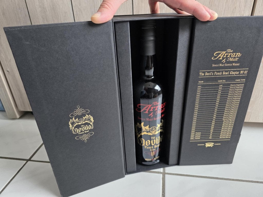 Whisky The Arran Malt - The Devil's Punch Bowl 2 - Lim.Ed. !, Ophalen of Verzenden, Nieuw, Overige typen