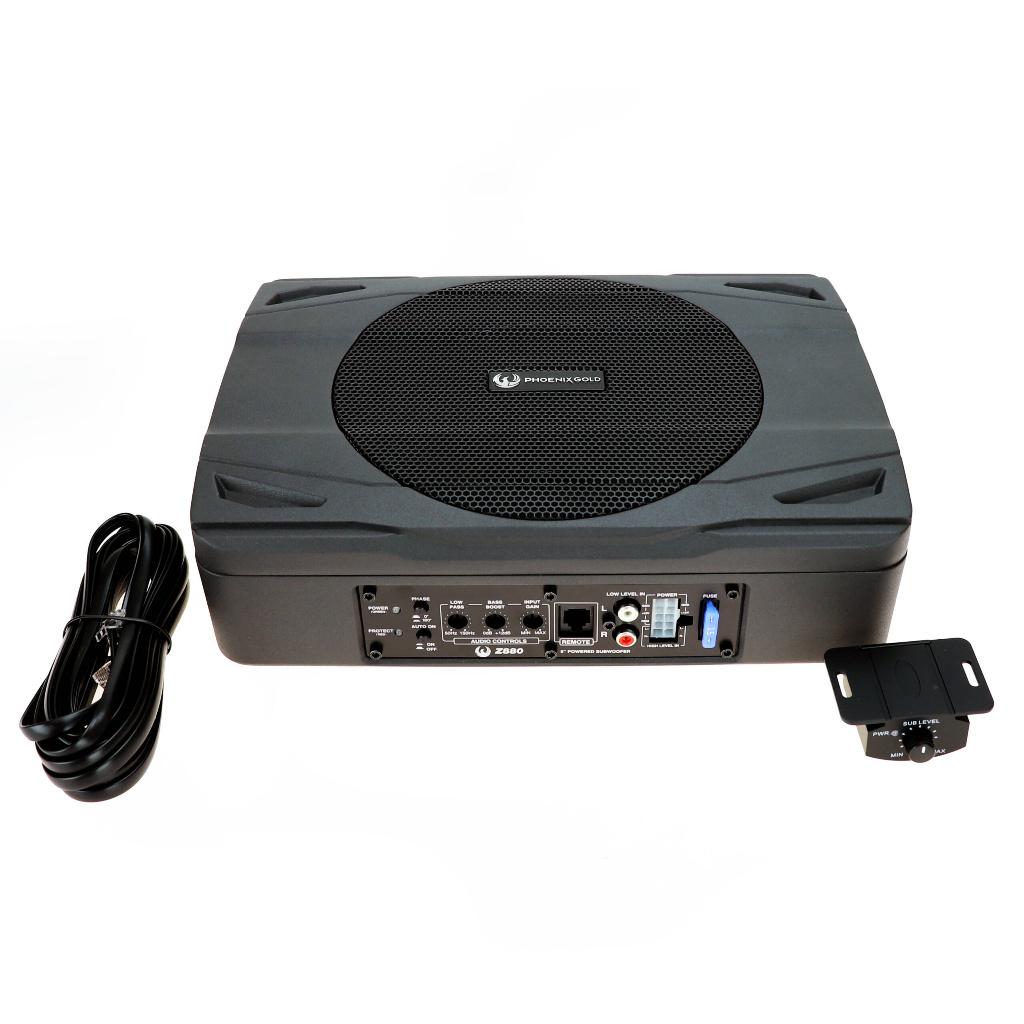 Phoenix Gold Z880 8″ Slim Active Subwoofer underseat, Autos : Divers, Haut-parleurs voiture, Neuf, Enlèvement ou Envoi