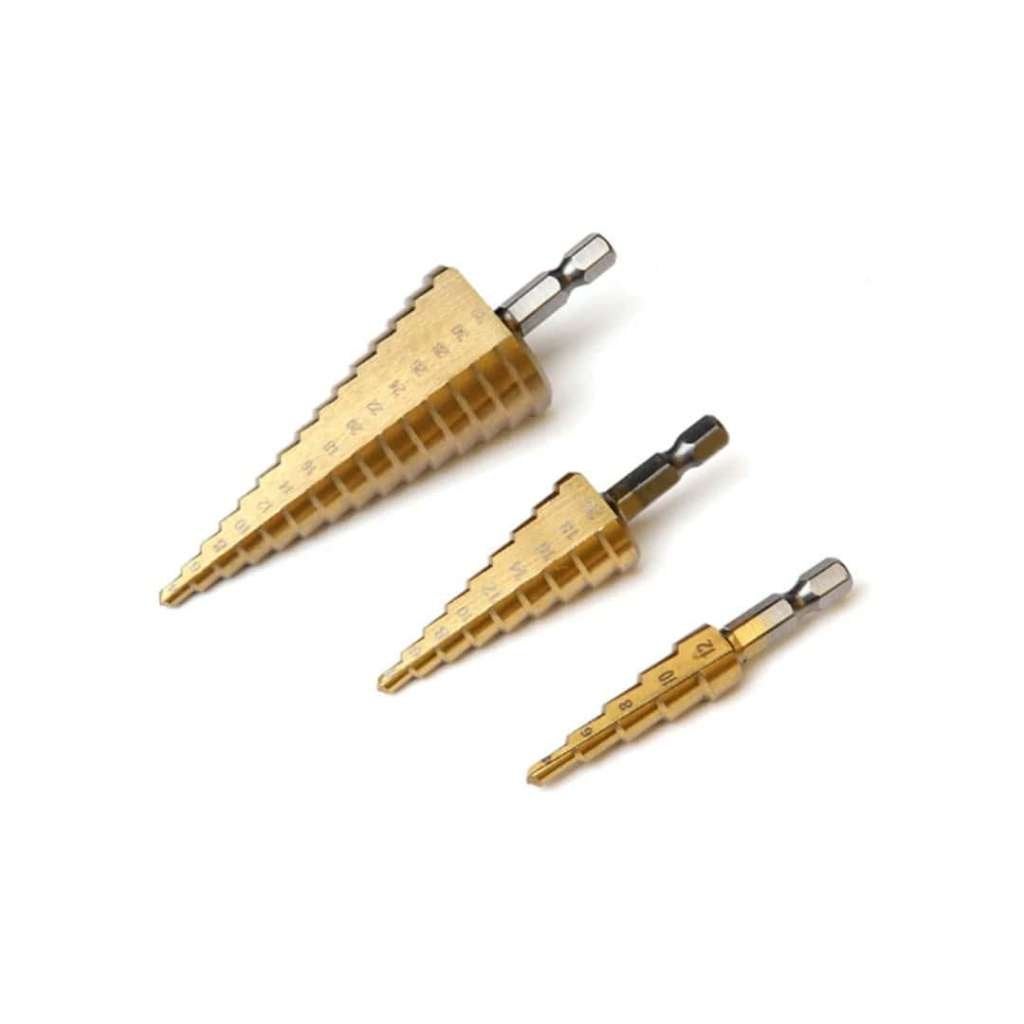 Kit de forets à gradins de 4 mm à 32 mm, Enlèvement ou Envoi, Neuf, Bois, Bleu