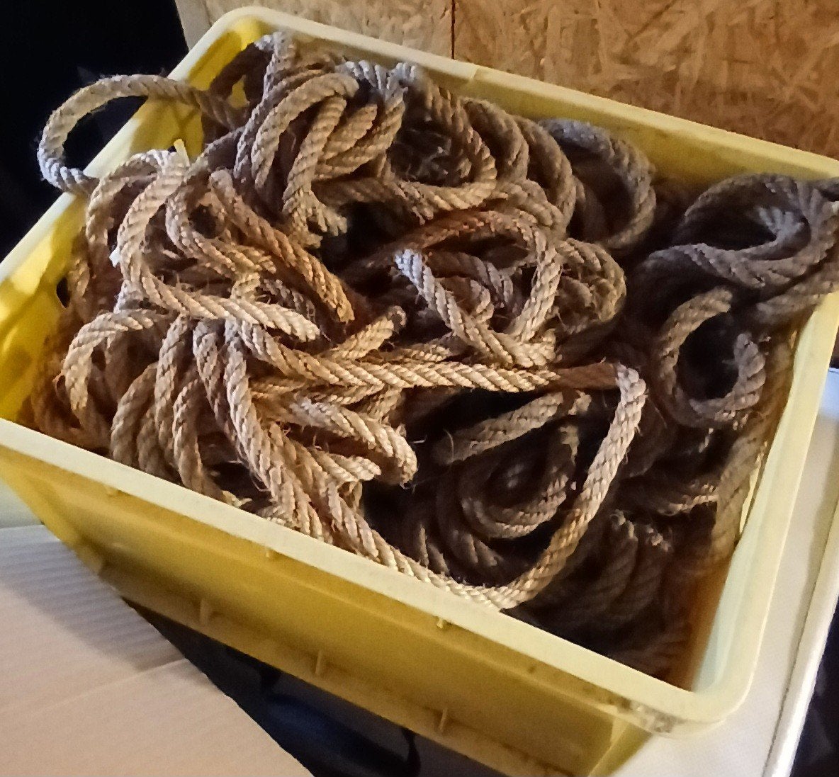 Set touwen, Ophalen
