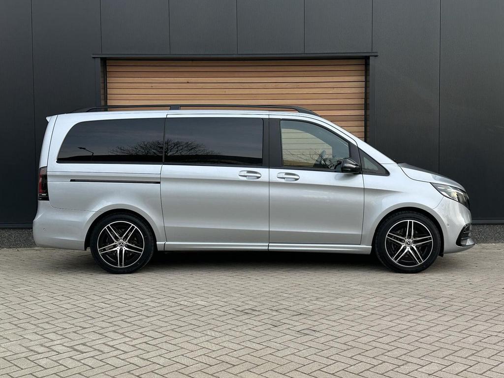 Mercedes-Benz V 300 L2 Avantgarde AMG 6PERSOONS|ELEK.DEUREN|, Auto's, Automaat, Zwart, Bedrijf, Start-stop-systeem