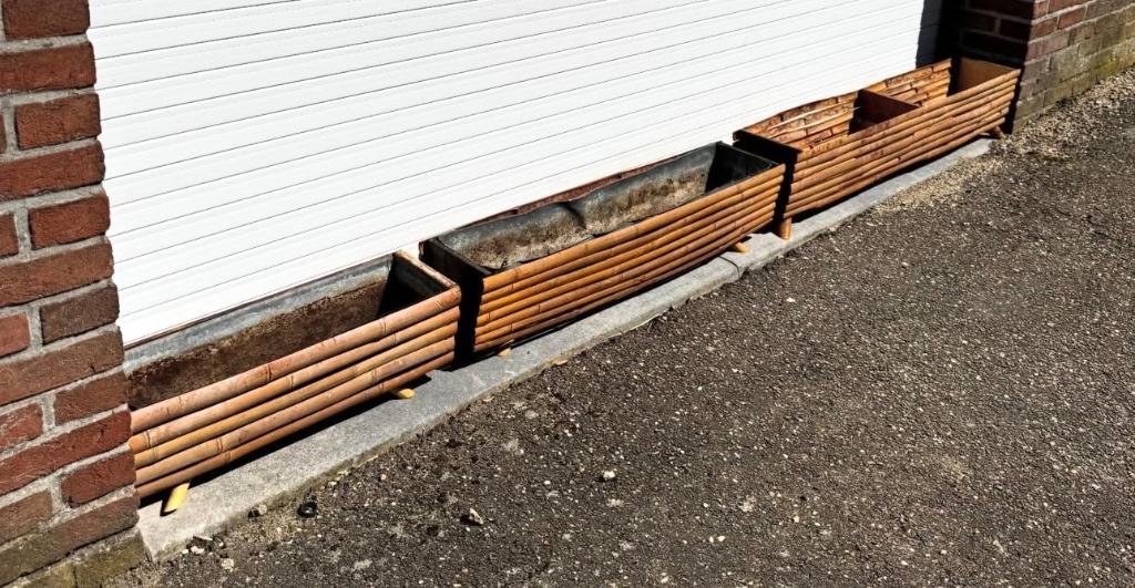 Bamboe bloembakken, Tuin en Terras, Ophalen