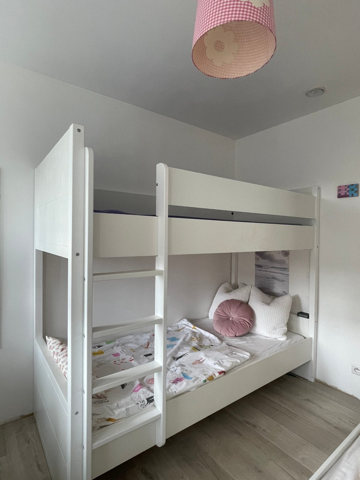 Stijlvol stapelbed wit MDF, Ophalen, Gebruikt, Stapelbed
