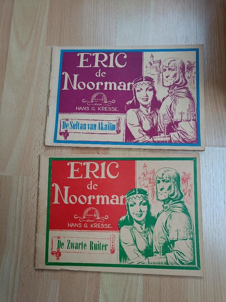 Oude uitgaven Eric de Noorman, Boeken, Stripverhalen, Gelezen, Hans G. Kresse, Ophalen of Verzenden, Meerdere stripboeken