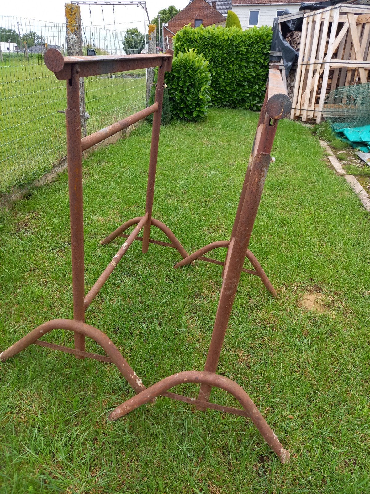 2 Metser schragen, Ophalen