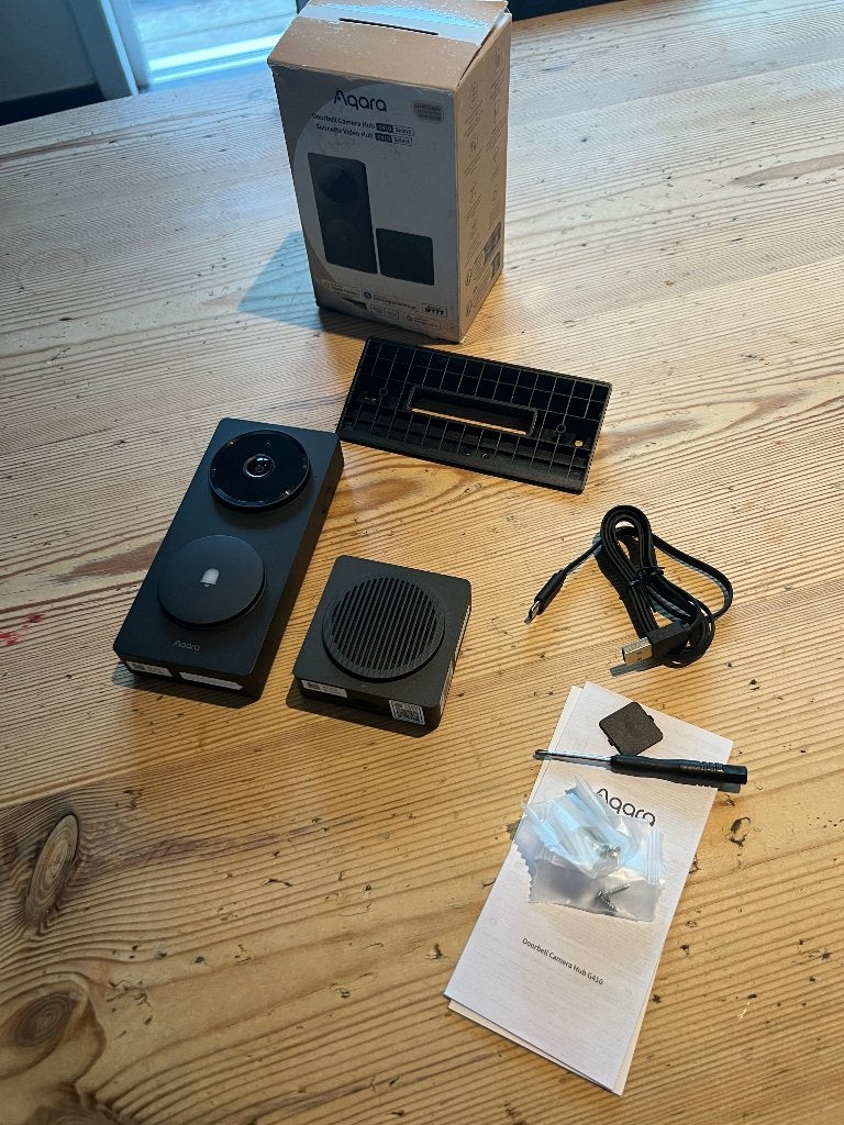 Aqara Doorbell Camera Hub G410 Select 2K Slimme Deurbel, Huis en Inrichting, Deurbellen, Ophalen, Bewegingsdetectiesensor, Zo goed als nieuw