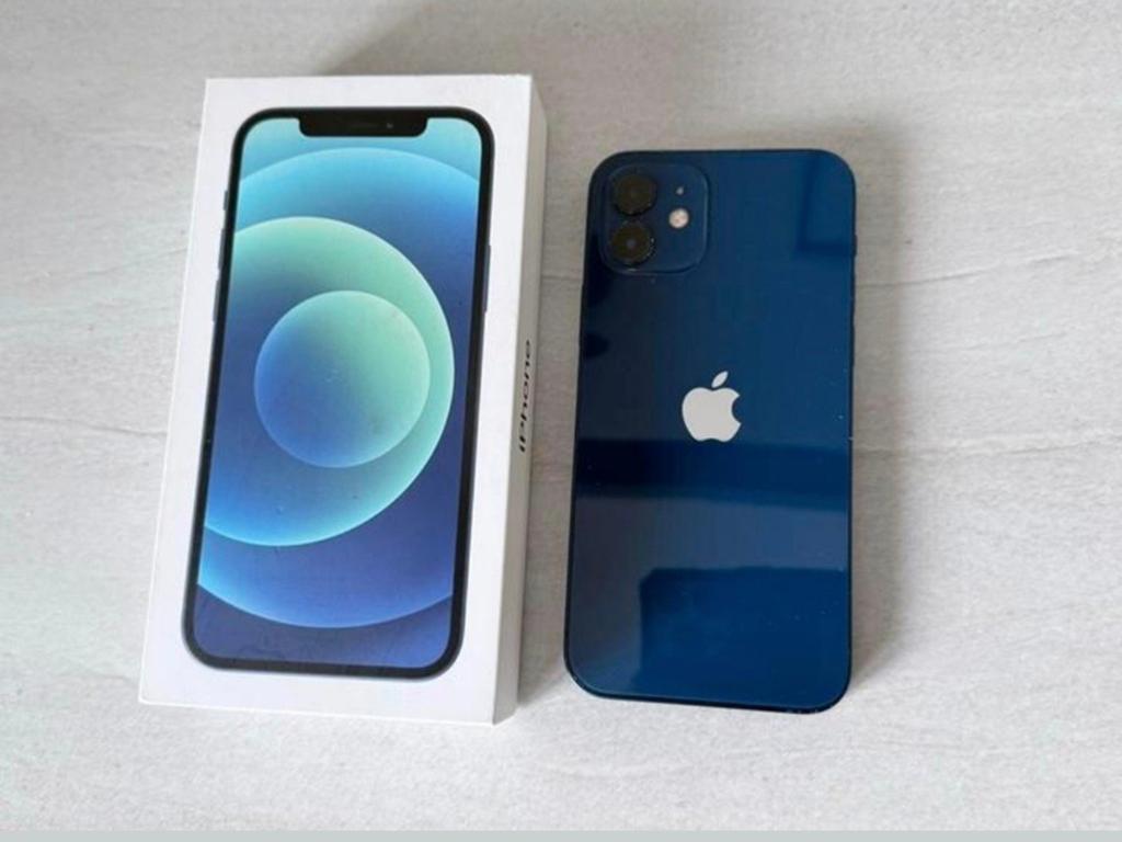 iPhone 12 64gb bleu 77%, Telecommunicatie, Mobiele telefoons | Apple iPhone, Zo goed als nieuw, 64 GB, iPhone 12, Blauw, Ophalen