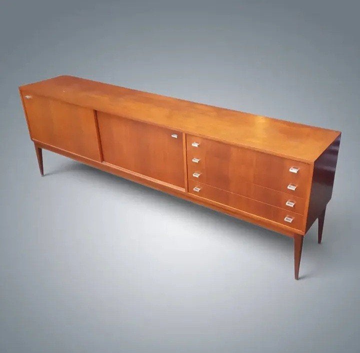 XXL Sideboard Vintage Dressoir 1960's, Maison & Meubles, Enlèvement, Teck