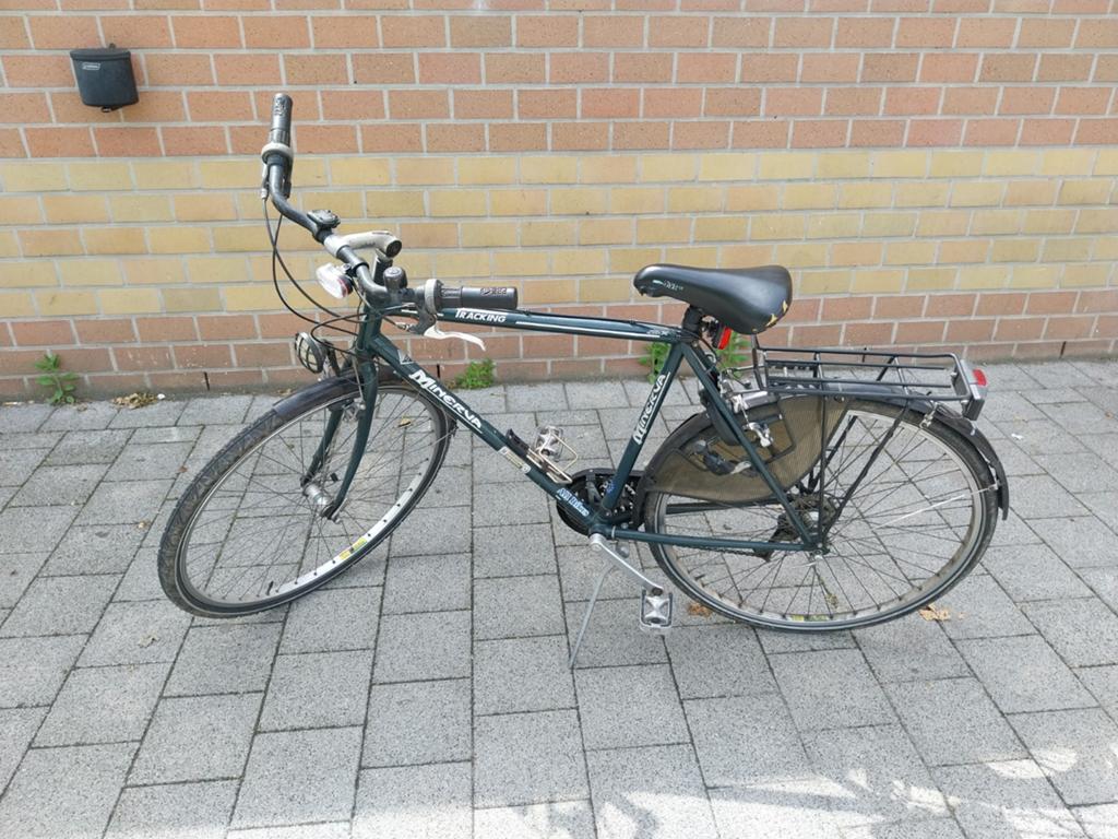 Minerva fiets, 7 versnellingen fietscomputer, Ophalen
