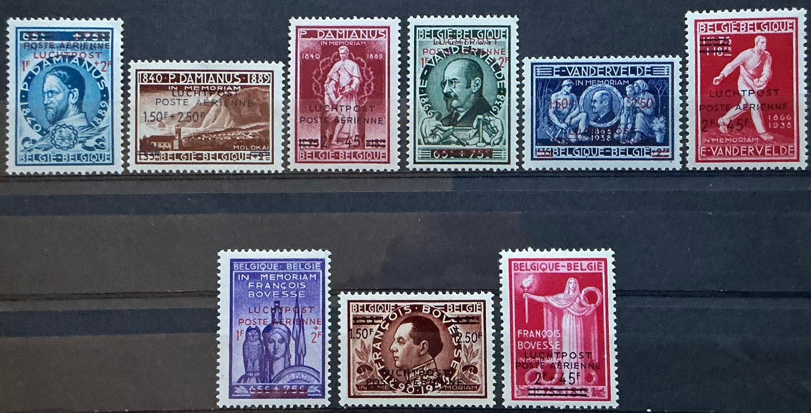 LOT 785. COB: PA15A/PA23A. POSTE AÉRIENNE. MNH, Neuf, Enlèvement ou Envoi, Non oblitéré, Gomme originale