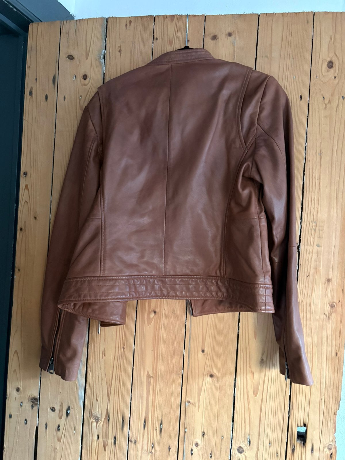 Lederen jas Esprit, Kleding | Dames, Ophalen of Verzenden, Gedragen, Maat 42/44 (L)