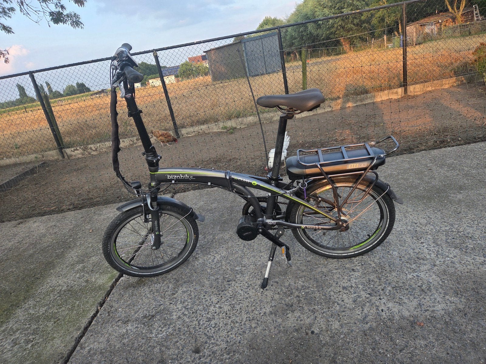 electrische vouwfiets bizobike A-Class +, Ophalen
