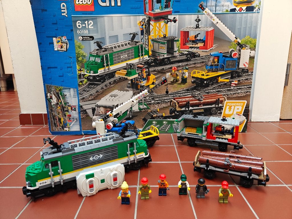 Lego trein 60198, Ophalen, Lego, Compleet, Complete set