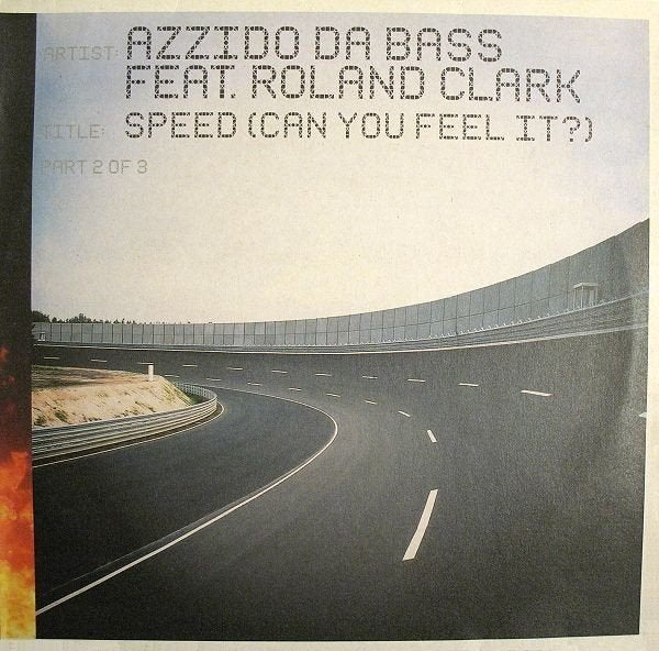 Azzido Da Bass Feat. Roland Clark - Speed (Can You Feel It?), Ophalen of Verzenden, Nieuw in verpakking, 12 inch, House