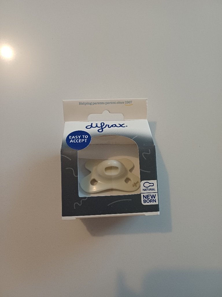 NIEUW fopspeen newborn Difrax, Ophalen of Verzenden, Nieuw, Difrax