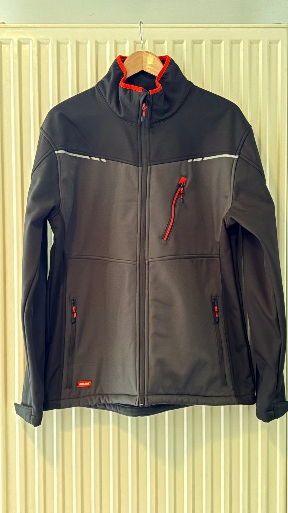 Softshell-vest - donkergrijs/zwart/rood - Uniseks-maat: XL, Holex, Maat 56/58 (XL), Ophalen of Verzenden, Zo goed als nieuw