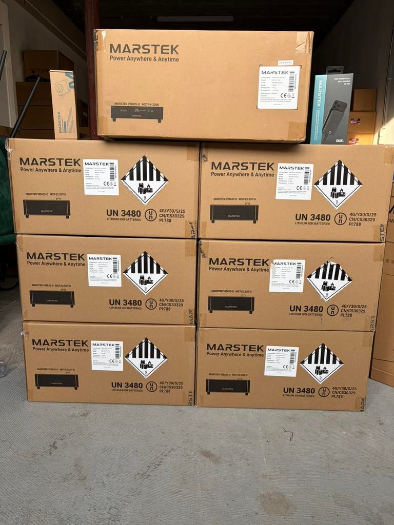Marstek Venus D Batterij 2.5 15.36kWh  Compleet Plug en Play, Ophalen of Verzenden, Nieuw, Overige typen